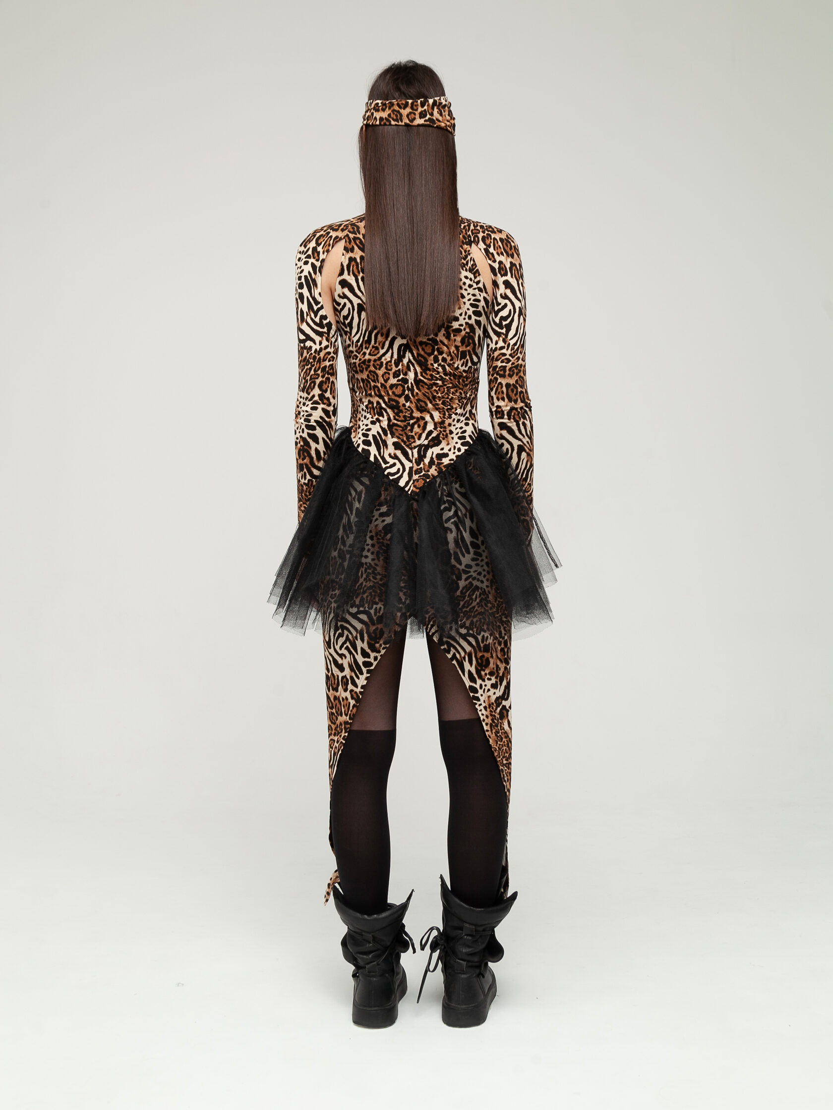 Платье БАЛЕТ леопард - M - Леопард