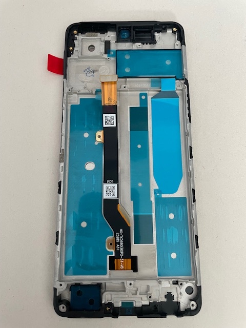 Дисплей с тачскрином Tecno Pova 6 NEO (черный) оригинал в рамке