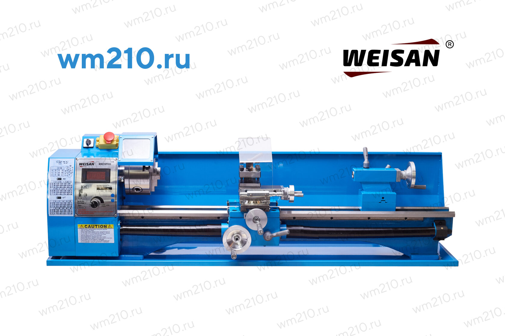 Настольный токарный станок weisan wm210f400