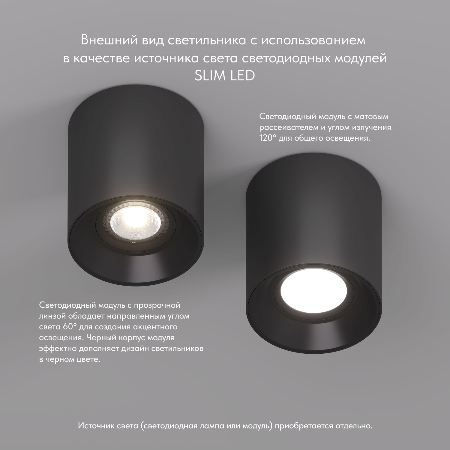 DK3040-BK Светильник накладной IP 20, 10 Вт, GU5.3, LED, черный, пластик - вид 4