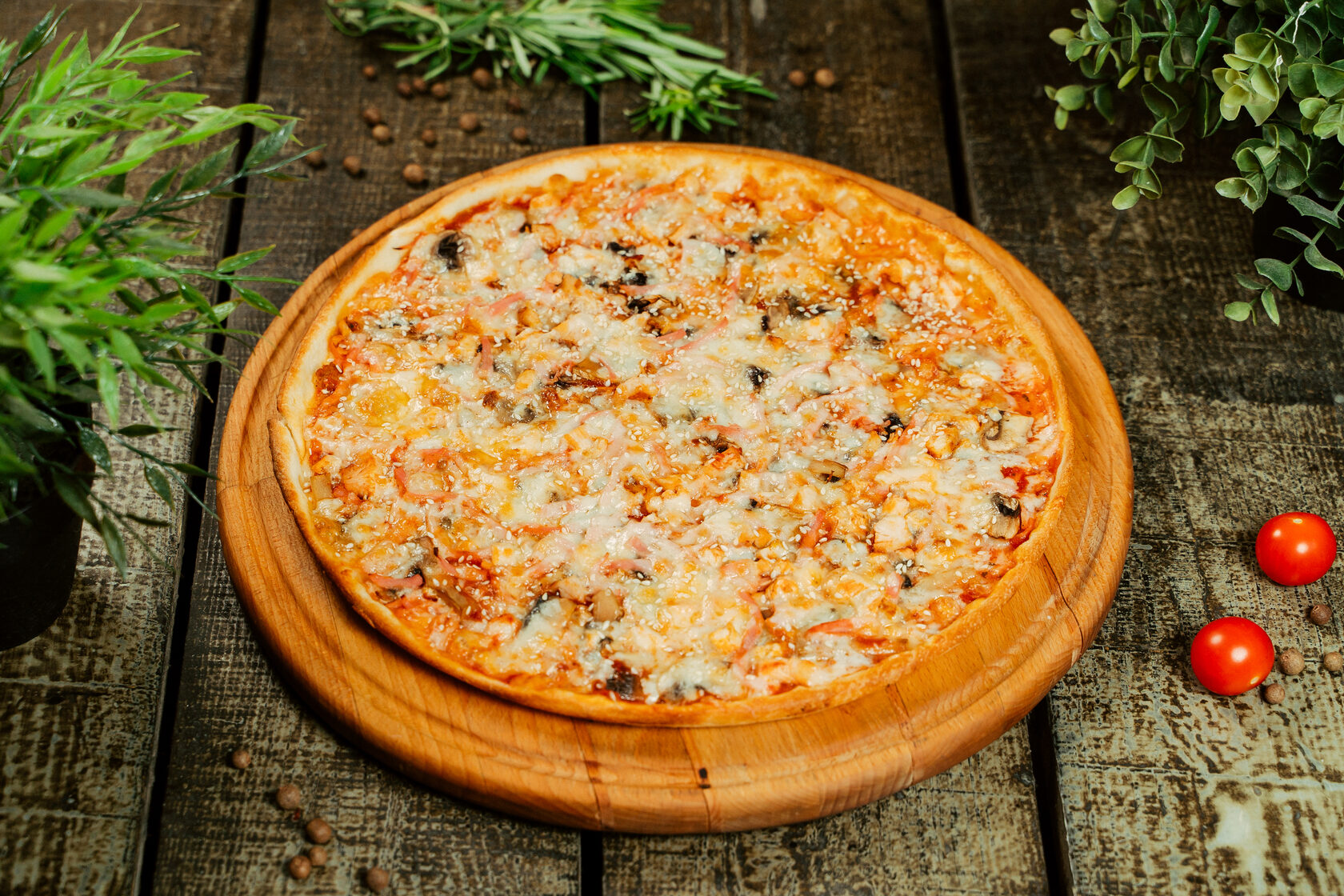 пицца грибная с ветчиной калорийность фото 53