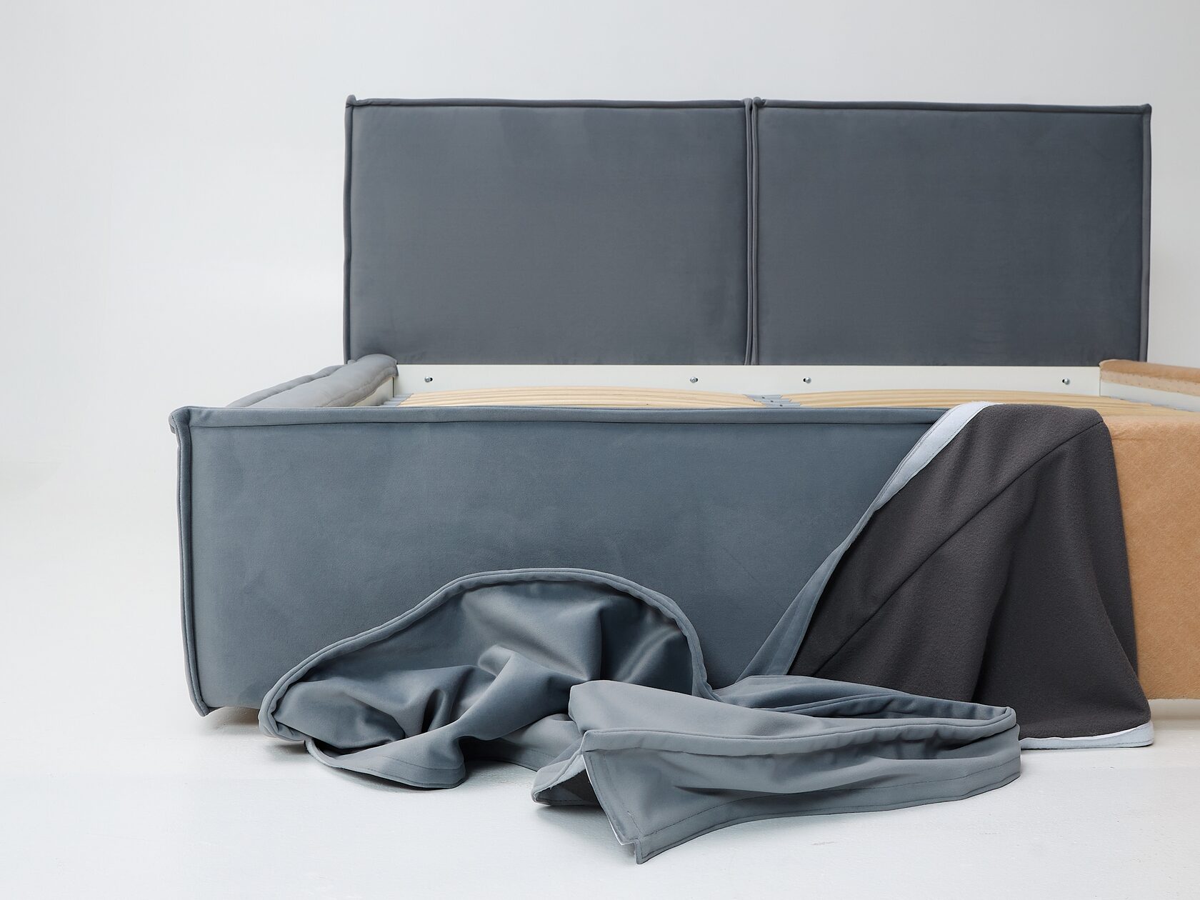 Съёмные чехлы обивки кровати