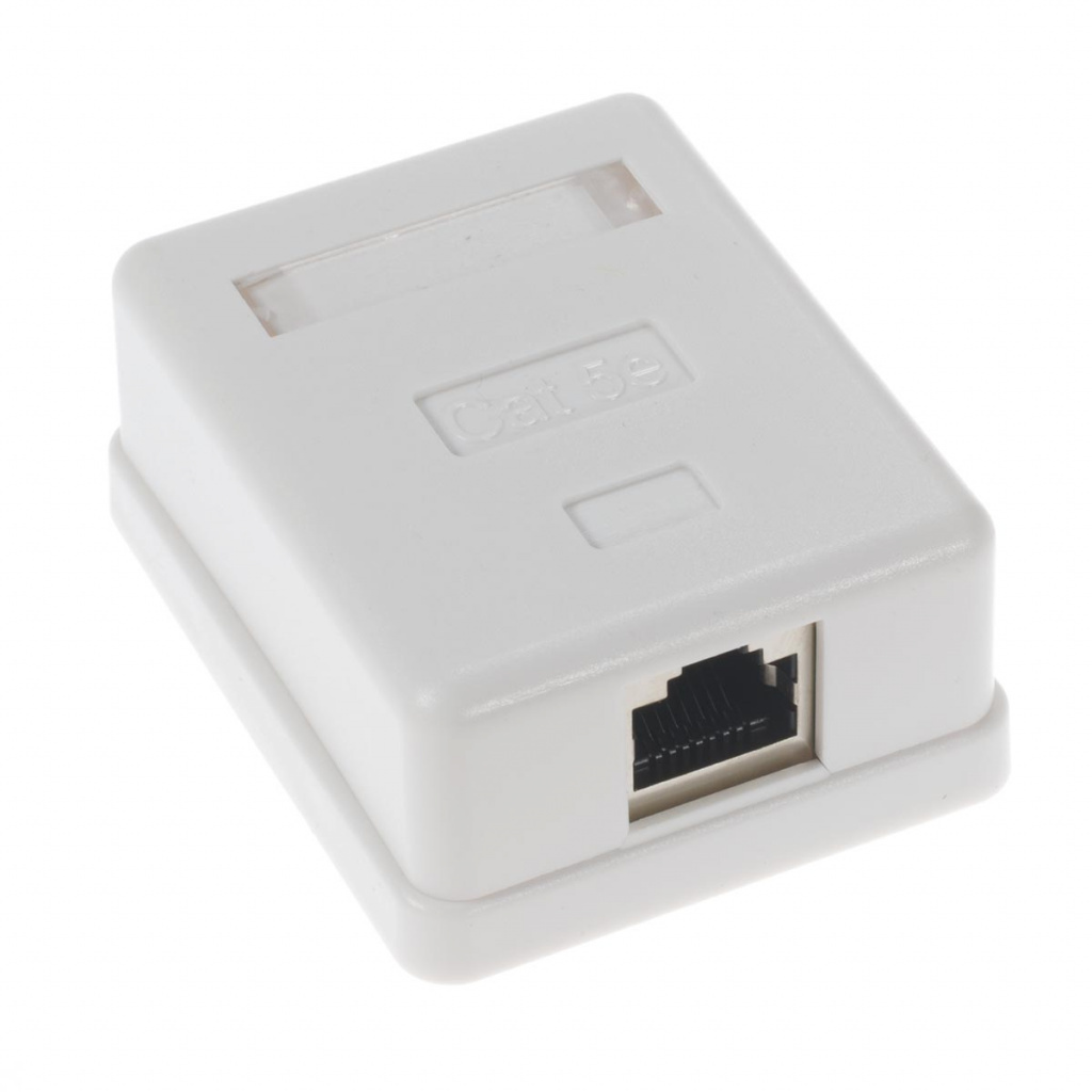 Розетка компьютерная RJ-45(8P8C) категория 5е, экранированная ...