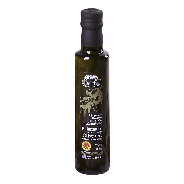 Delphi Масло оливковое нерафинированное Extra Virgin Каламата 0,25л. Греция