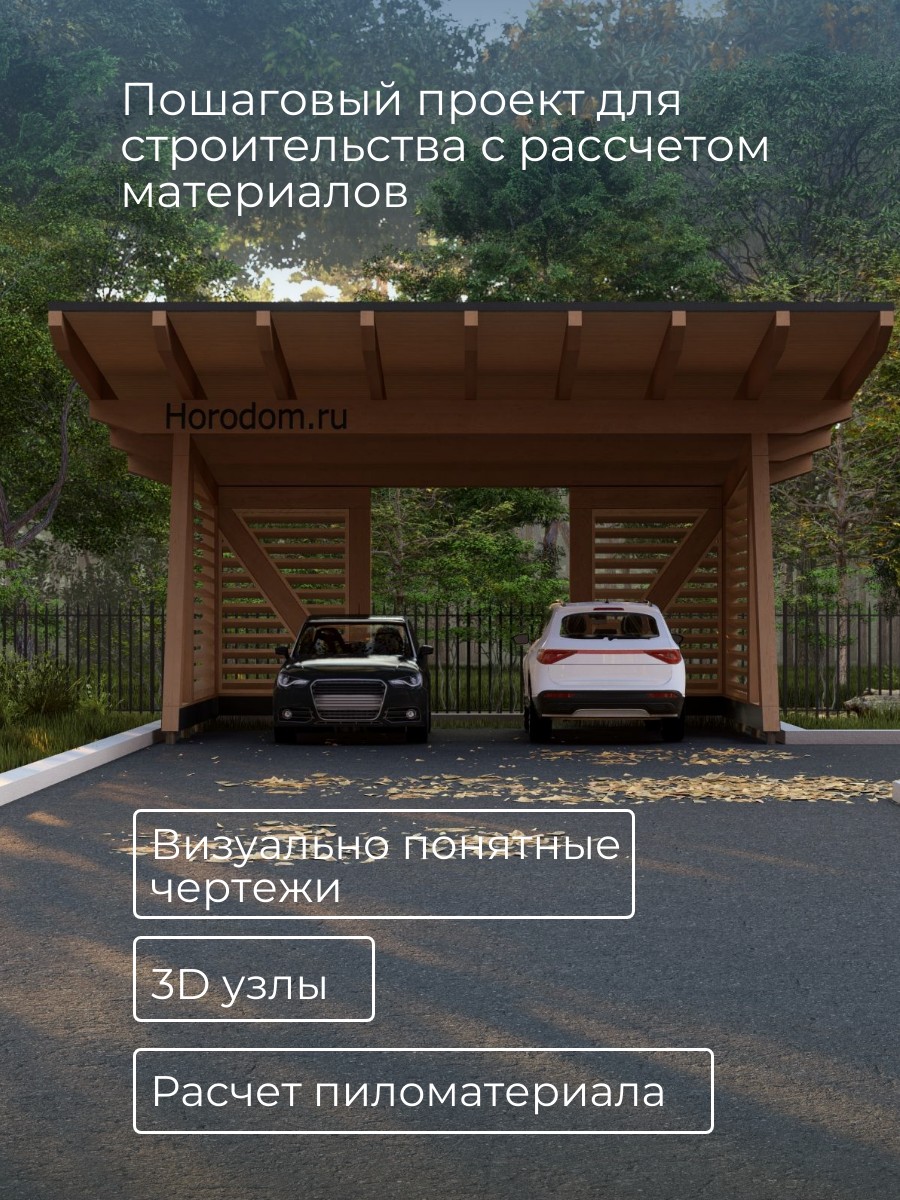 Проект навеса / HDN4 — фото 2