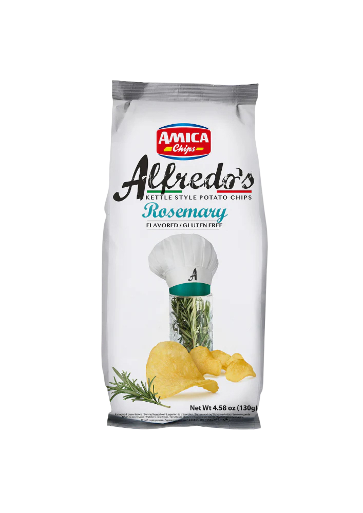 Чипсы картофельные Amica Chips Alfredo's Rosemary Potato Chips с розмарином 130 г