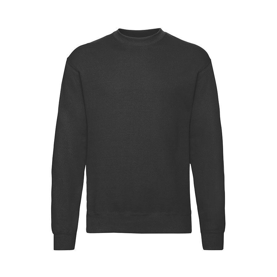 Толстовка мужская с начесом "Classic Set-In Sweat", черный — фото 1