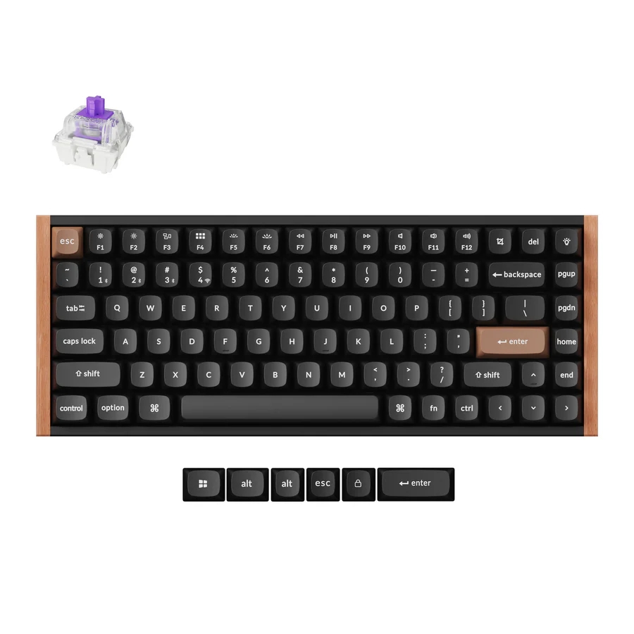Keychron K2 HE — магнитная клавиатура 75% с магнитными свитчами