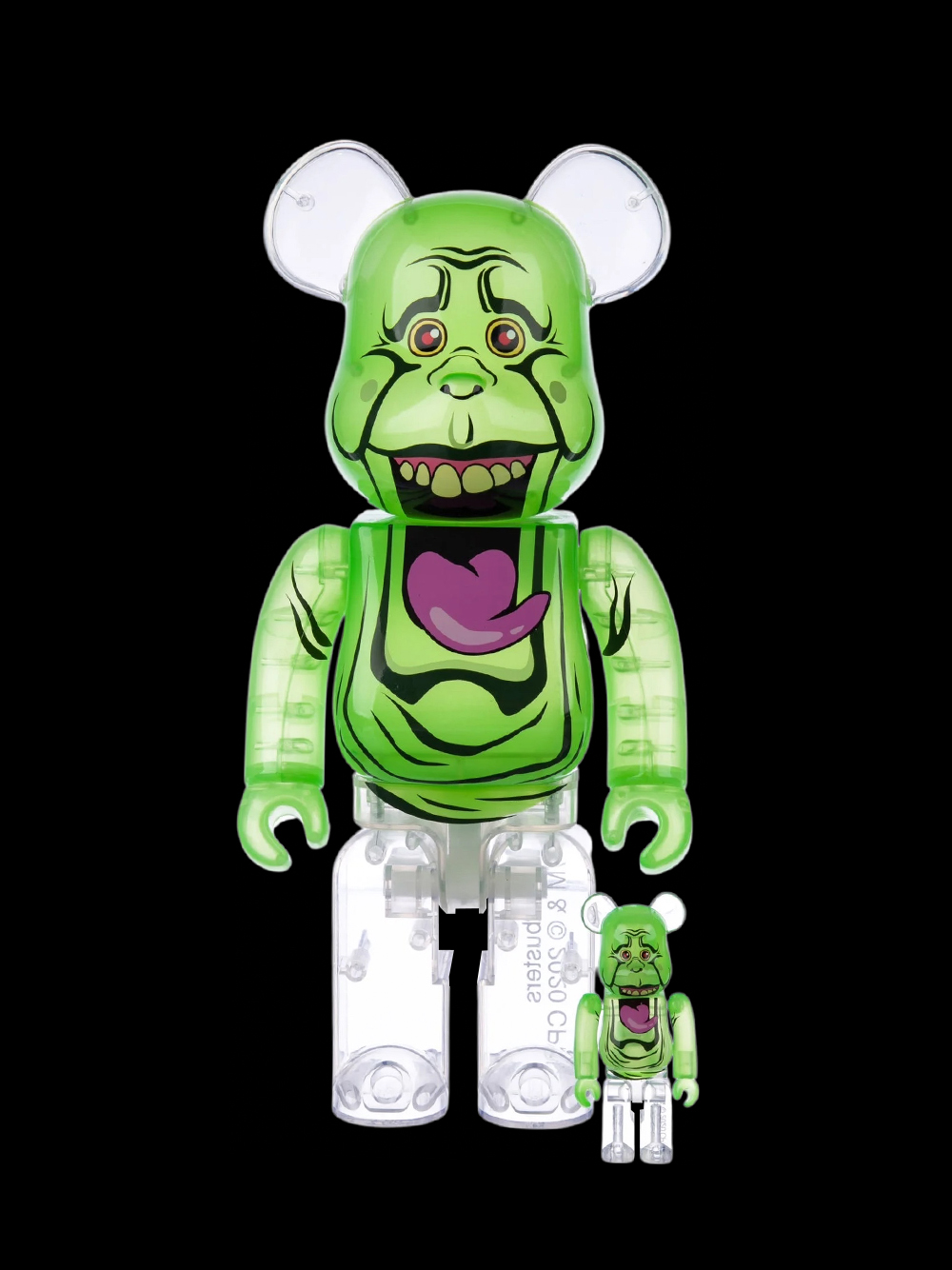 Фигура Bearbrick Slimer Ghostbusters 400% 100%