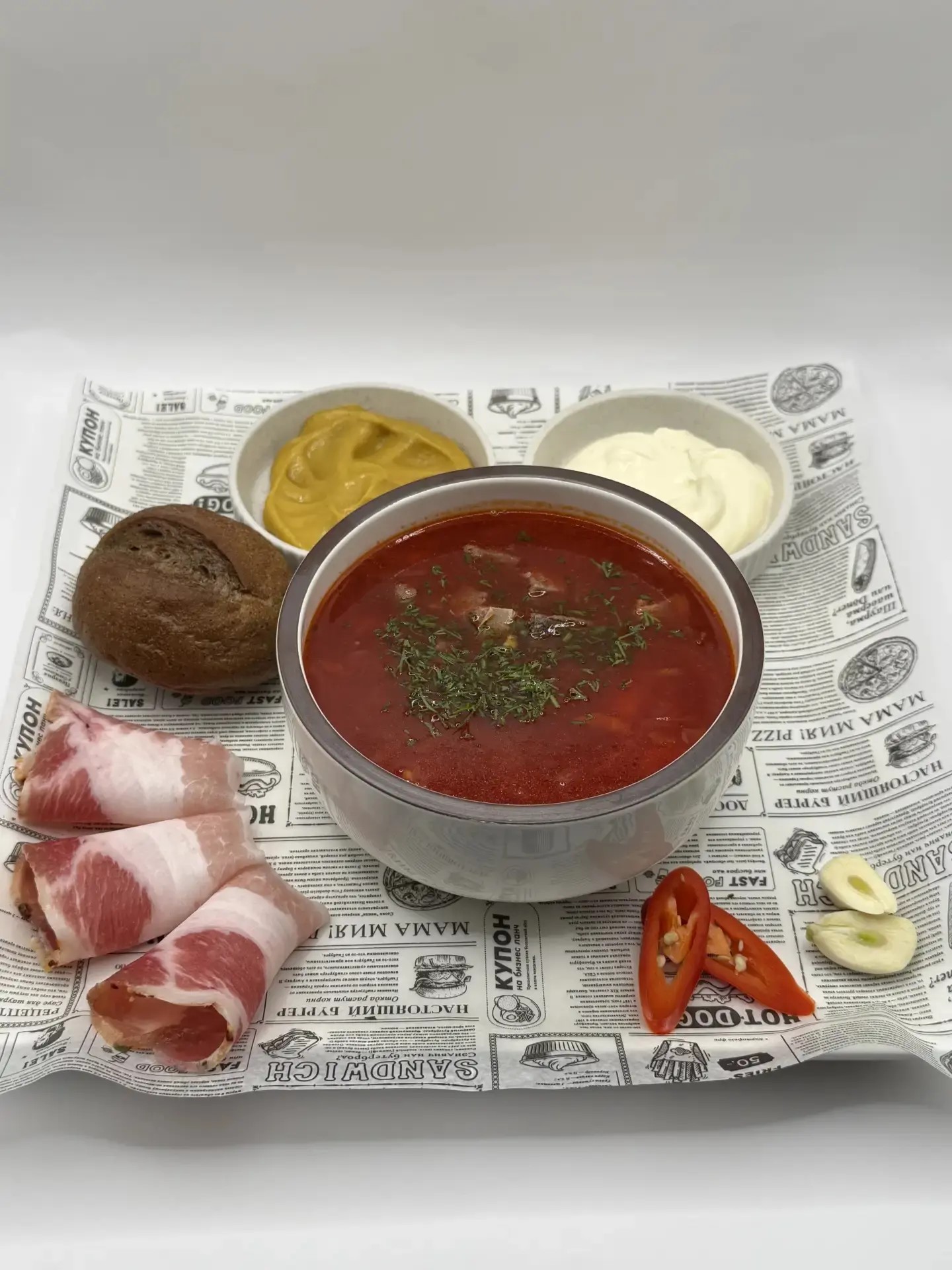 Борщ кубанский
