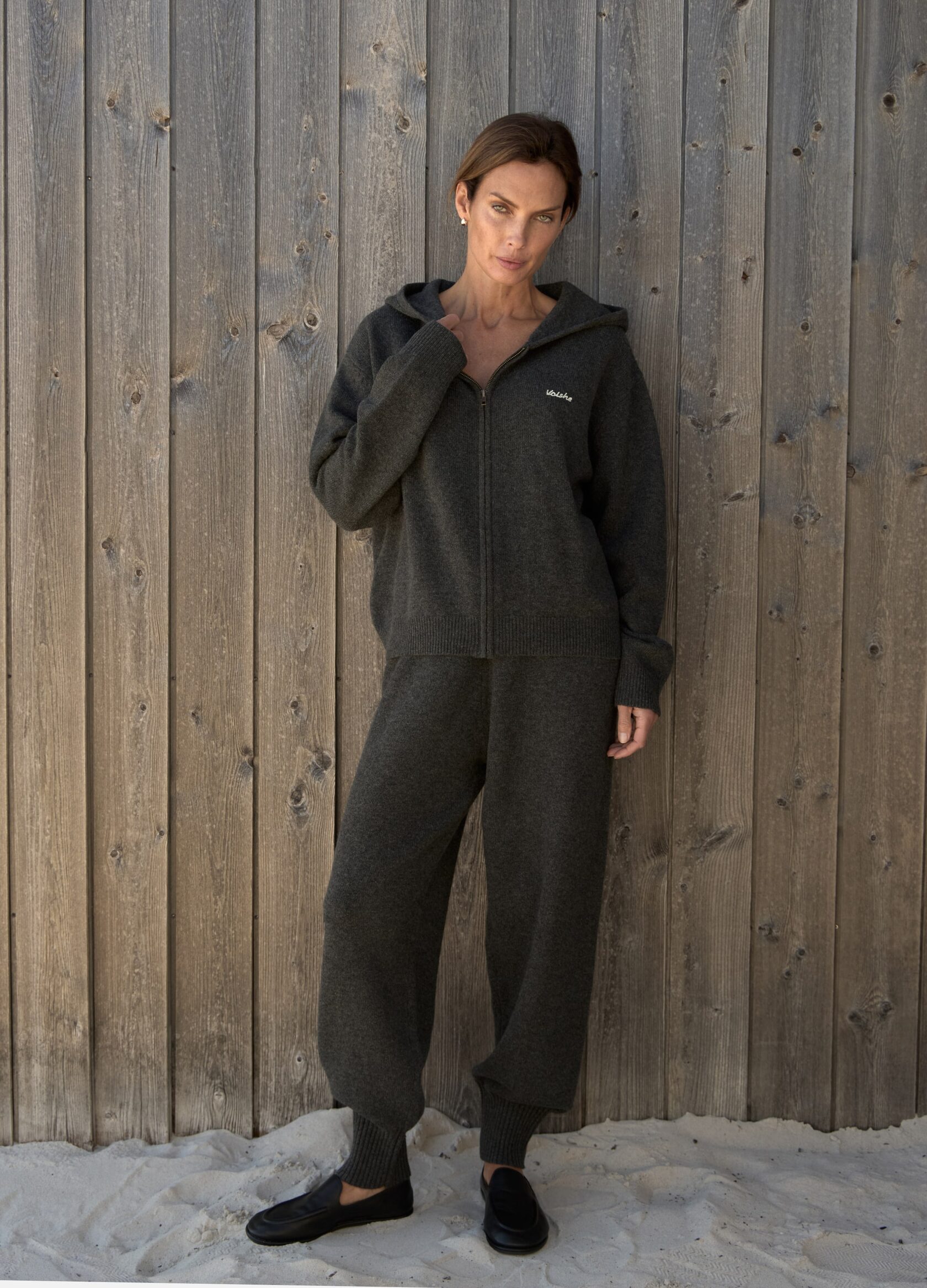 

Вязаные брюки Outdoor из шерсти мериноса - Серые, Rich grey;серый