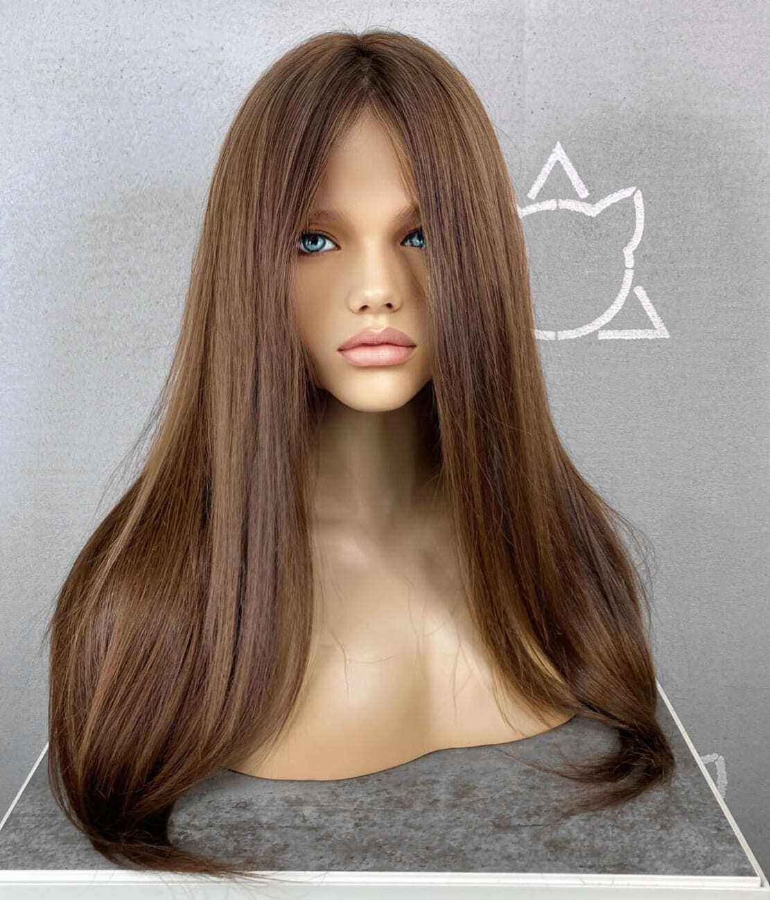 Система славянские волосы на шелке Моника K-SSH-180% 55см шатен купить ...