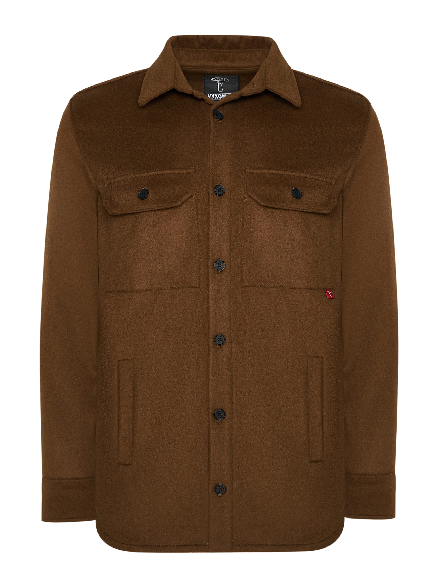 Рубашка-ветровка шерсть. Цвет кэмел