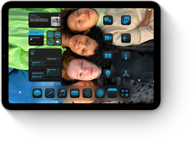 Планшет с мобильным интернетом золотой