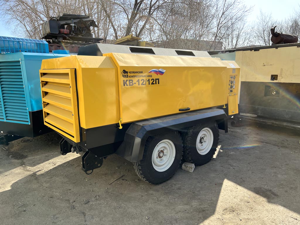 Дизельный компрессор КВ-12/12П ЧКЗ б/у