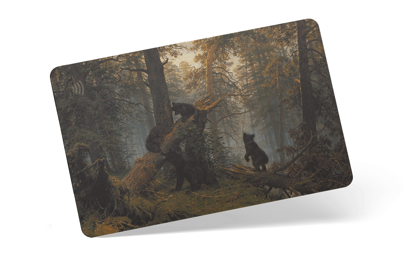 Электронная визитка с NFC и QR