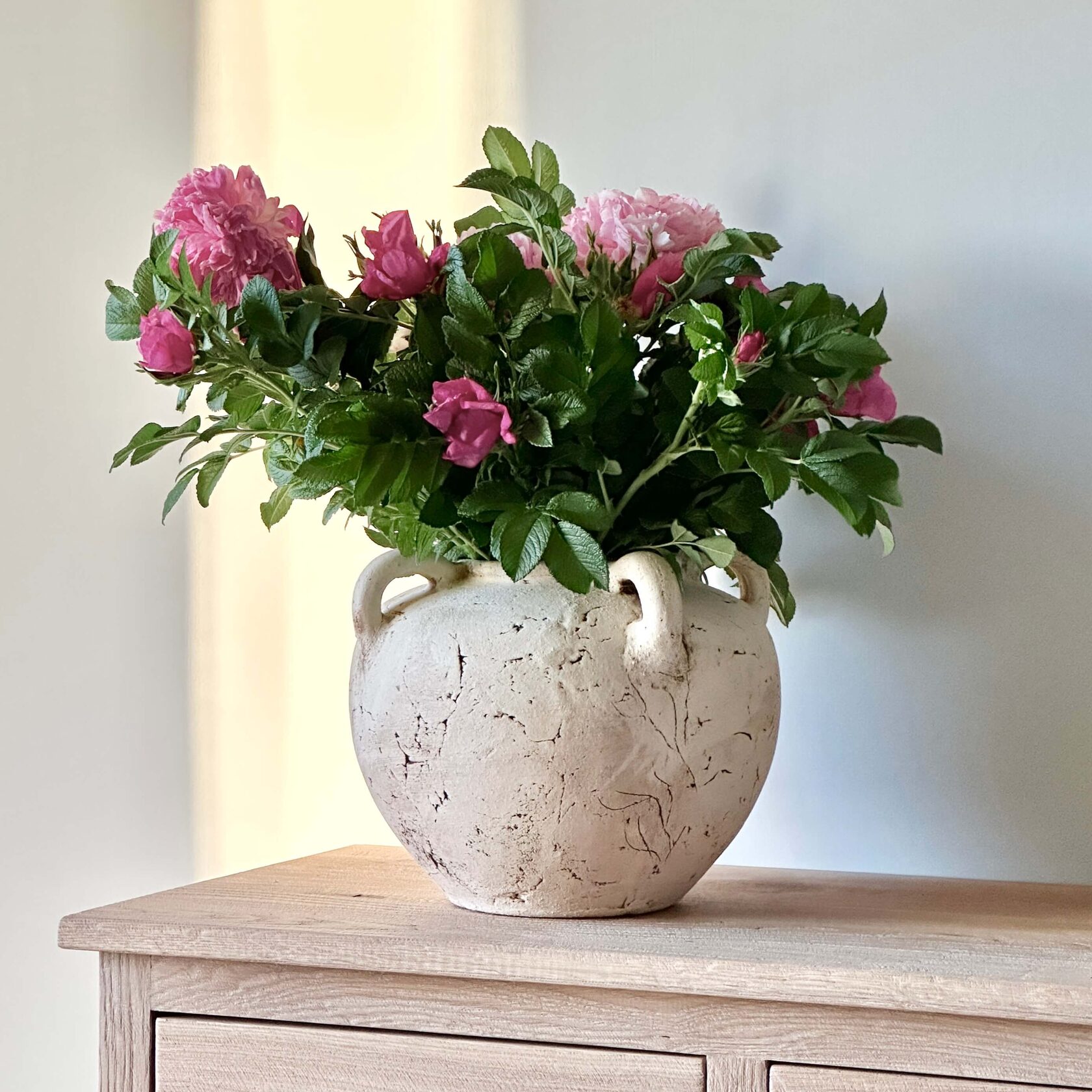 Ваза текстурная с ручками