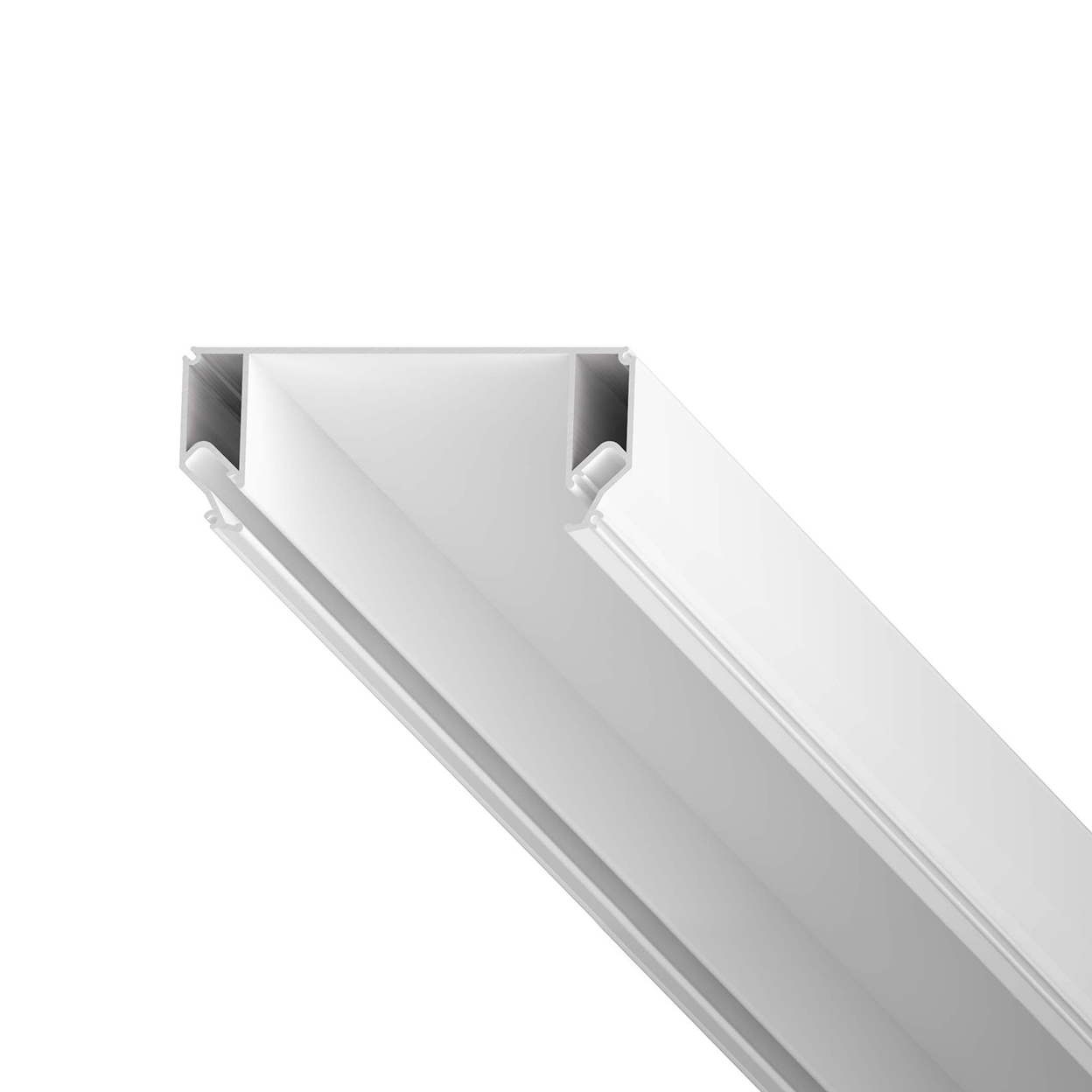 DK5850-WH Профиль Flod для создания декоративных ниш в натяжном потолке, алюминий, белый - вид 2