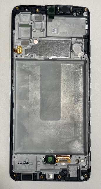 Дисплей с тачскрином Samsung (Самсунг) A325 / A32 (сервисный 100% оригинал) (черный) с рамкой