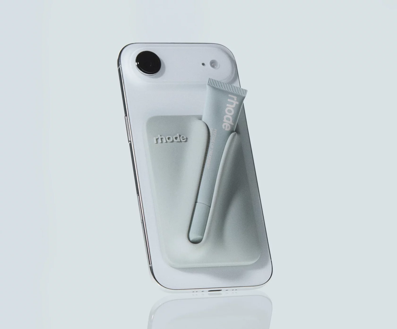 RHODE SNAP-ON LIP CASE GREY