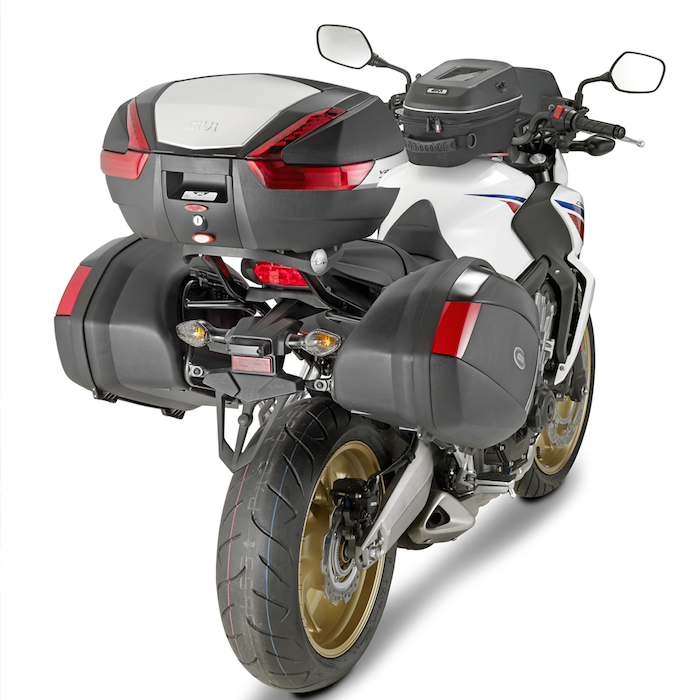 Крепление боковых кофров. GIVI cb1000r. Cb600 GIVI v47. Honda cb1300 боковые кофры. Комплект кофров GIVI Monokey Side.