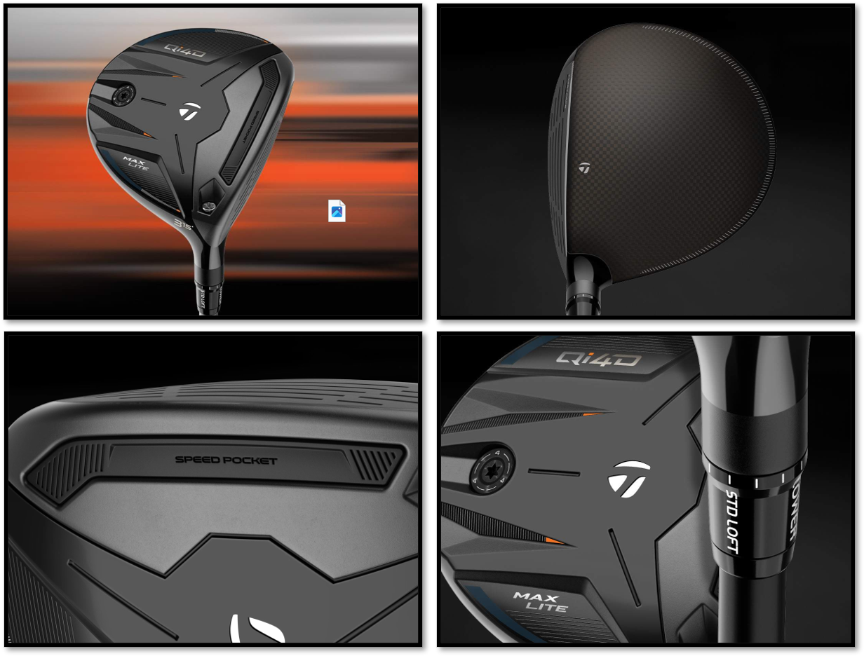 Технологии женских вудов TaylorMade Qi4D Max Lite