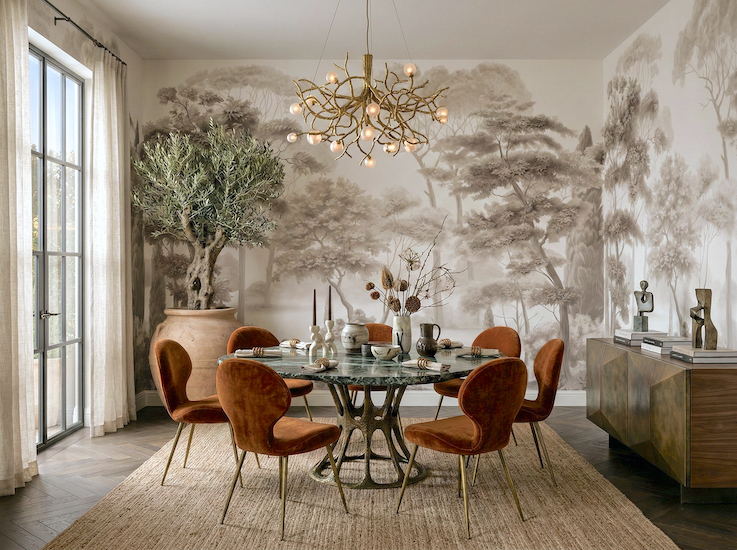 Бесшовные дизайнерские фрески