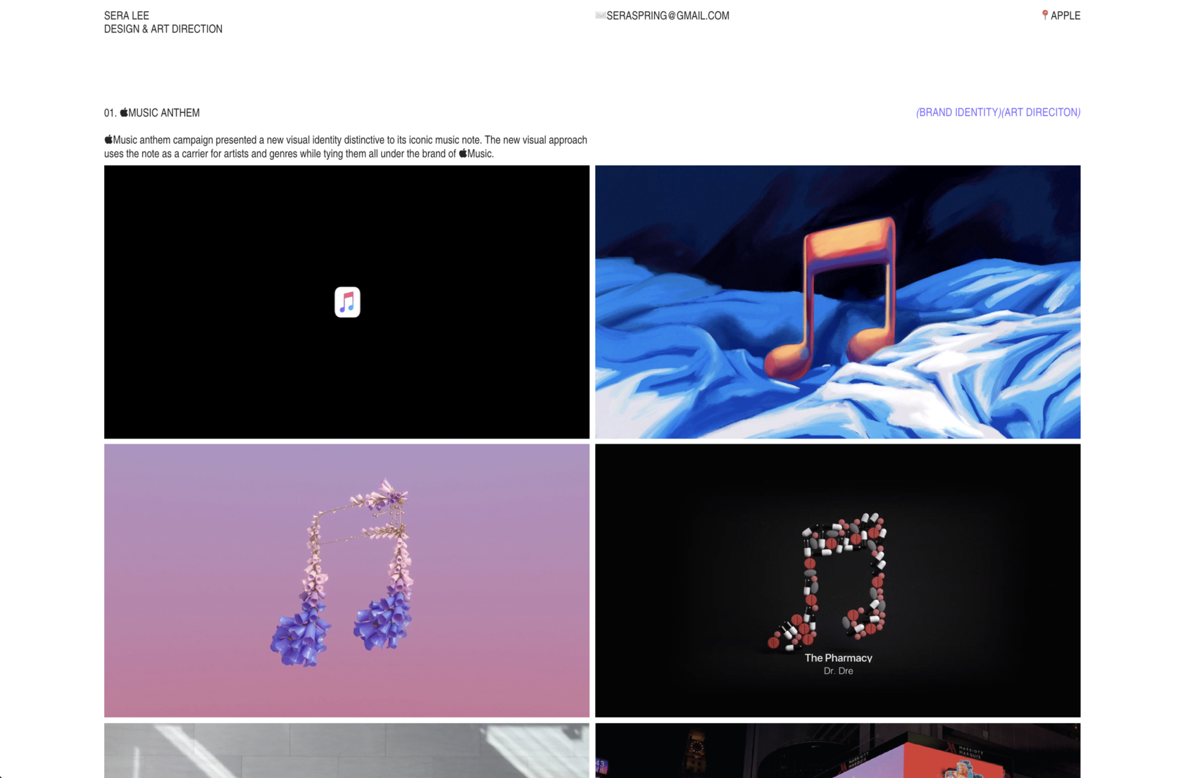 Sera Lee portfolio preview