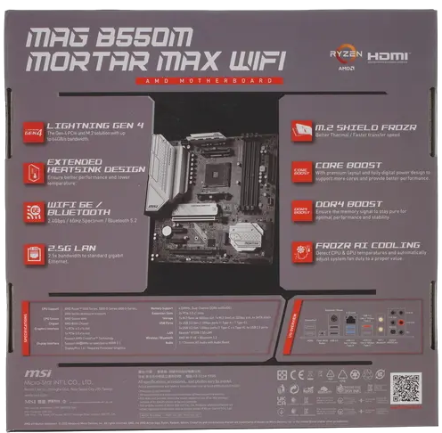 Mag b550 mortar max wifi