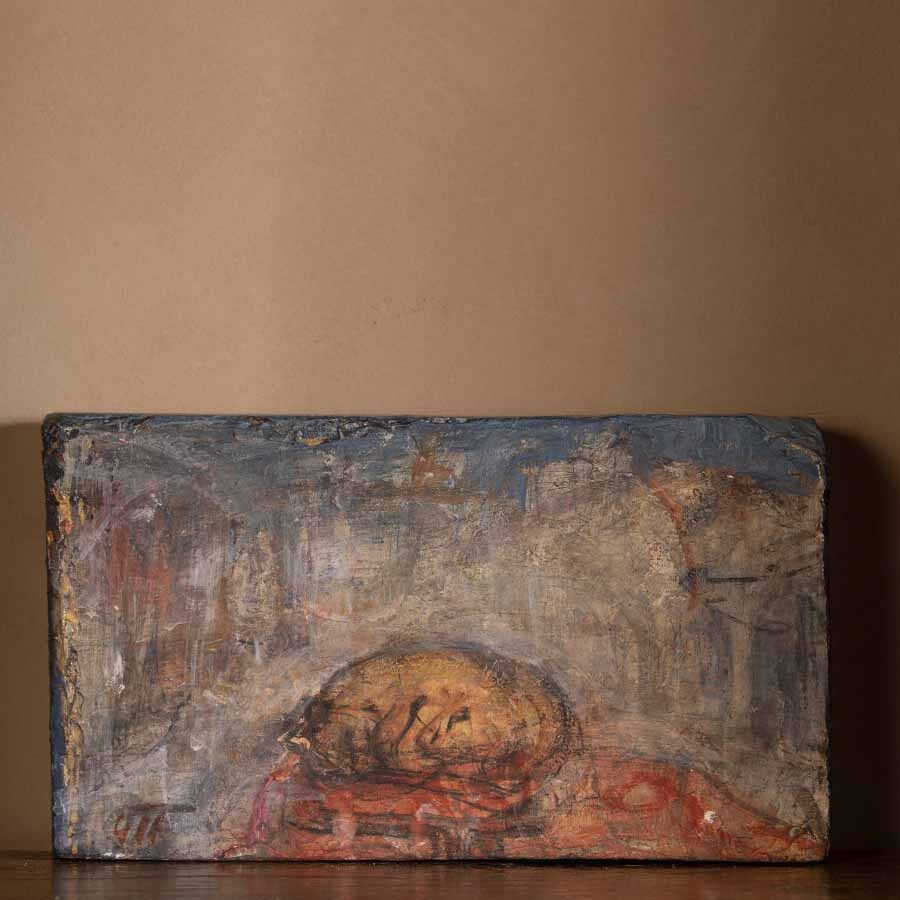 "Кот" . Живопись. Ольга Плужникова-Орлова.