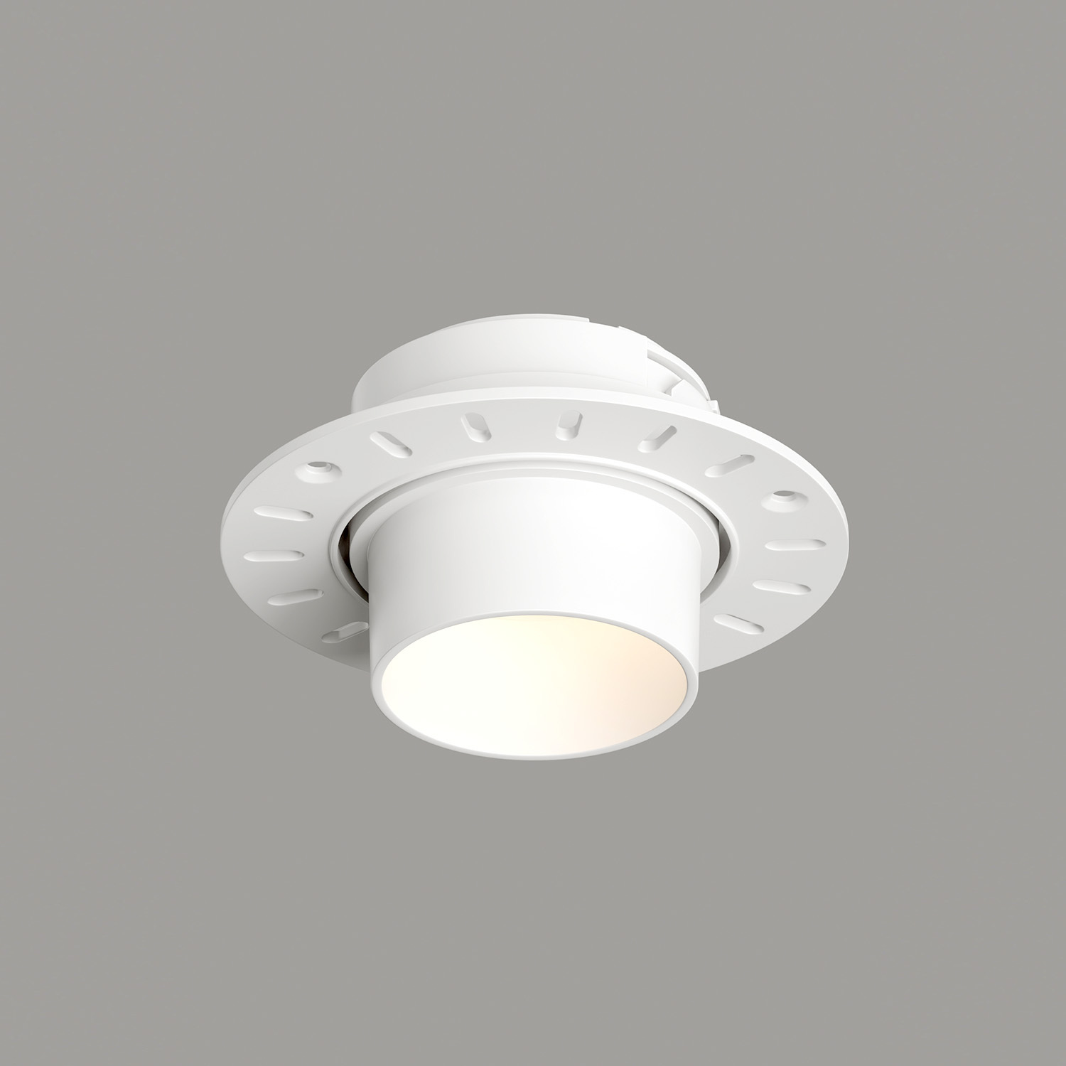 Встраиваемый светильник под шпатлевку IP20 LED GU53 белый пластик Denkirs DK3056-WH DK3056-WH
