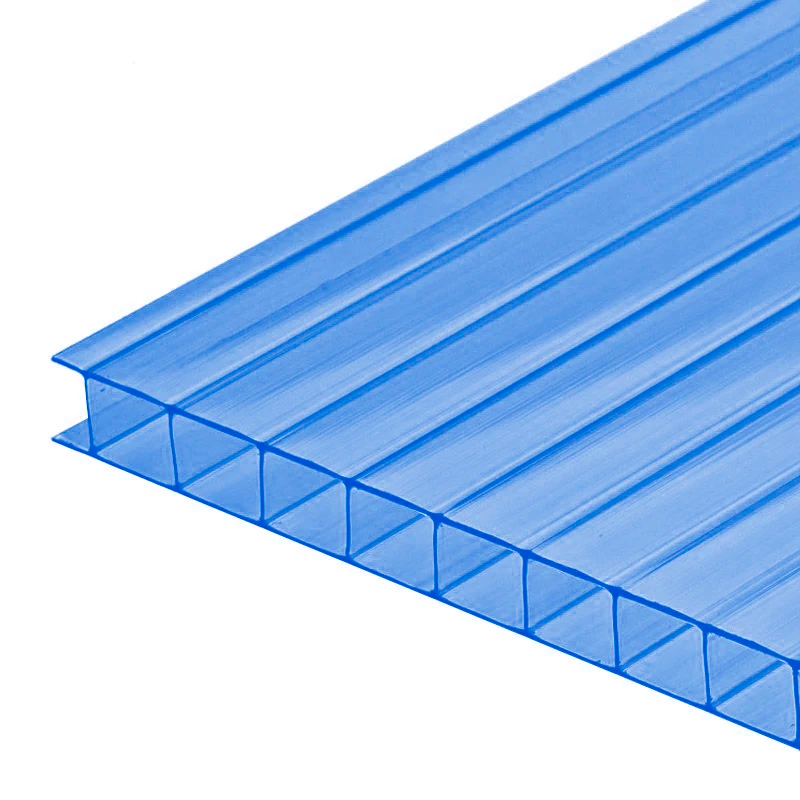 Синий поли. Поликарбонат 6мм 2.1х6000. 
