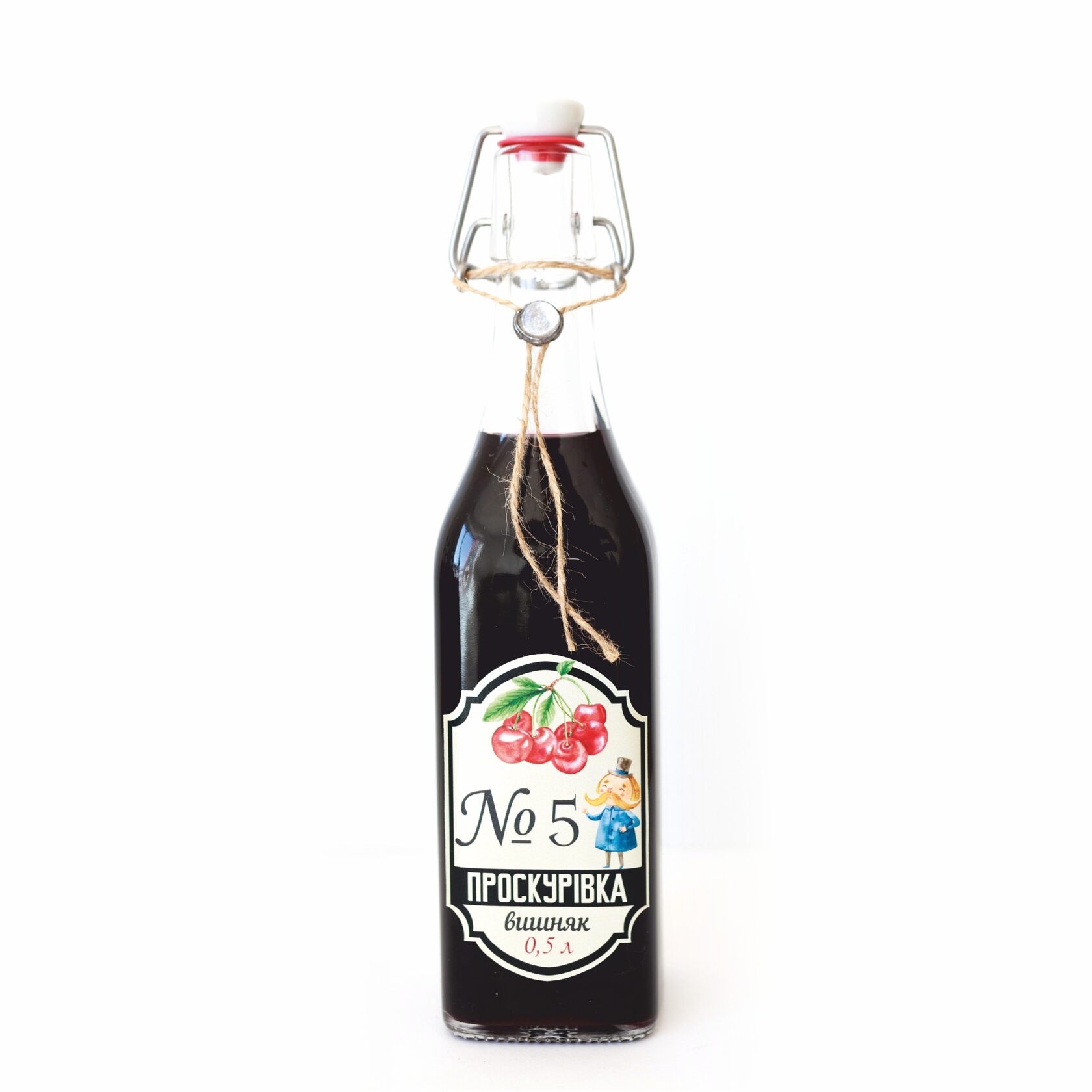 Спотикач, столове вишневе вино Проскурівка №5 об'ємом 0.5л