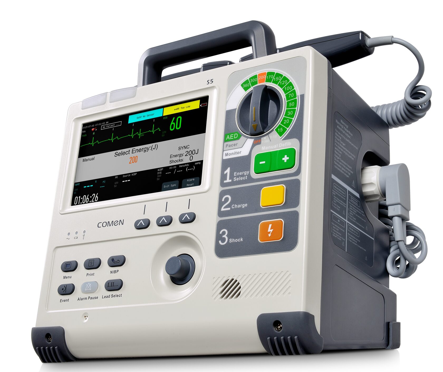 Дефибриллятор-монитор Comen S5 2