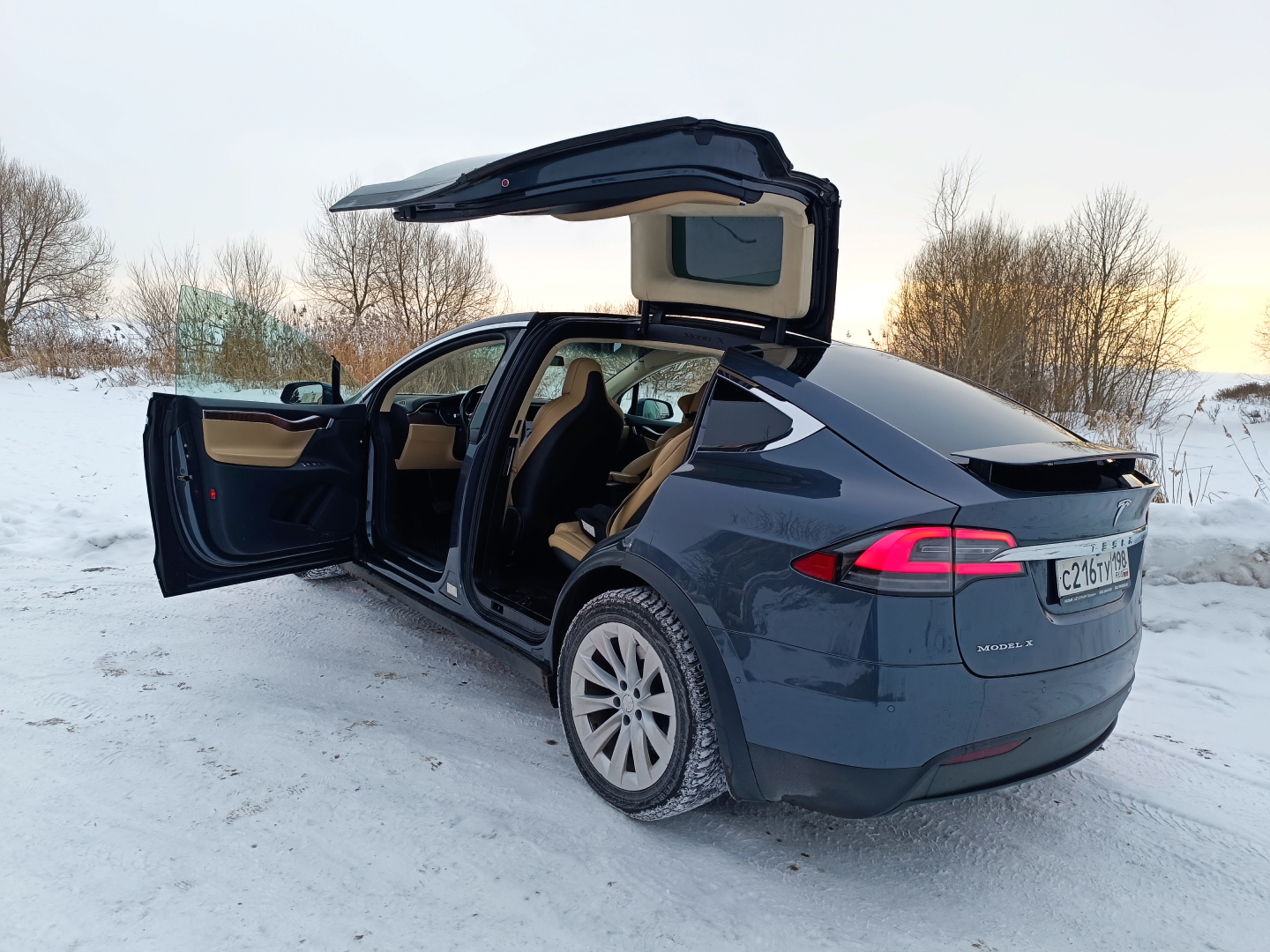 Прокат Tesla Model X 100D в Санкт-Петербурге. Без водителя.