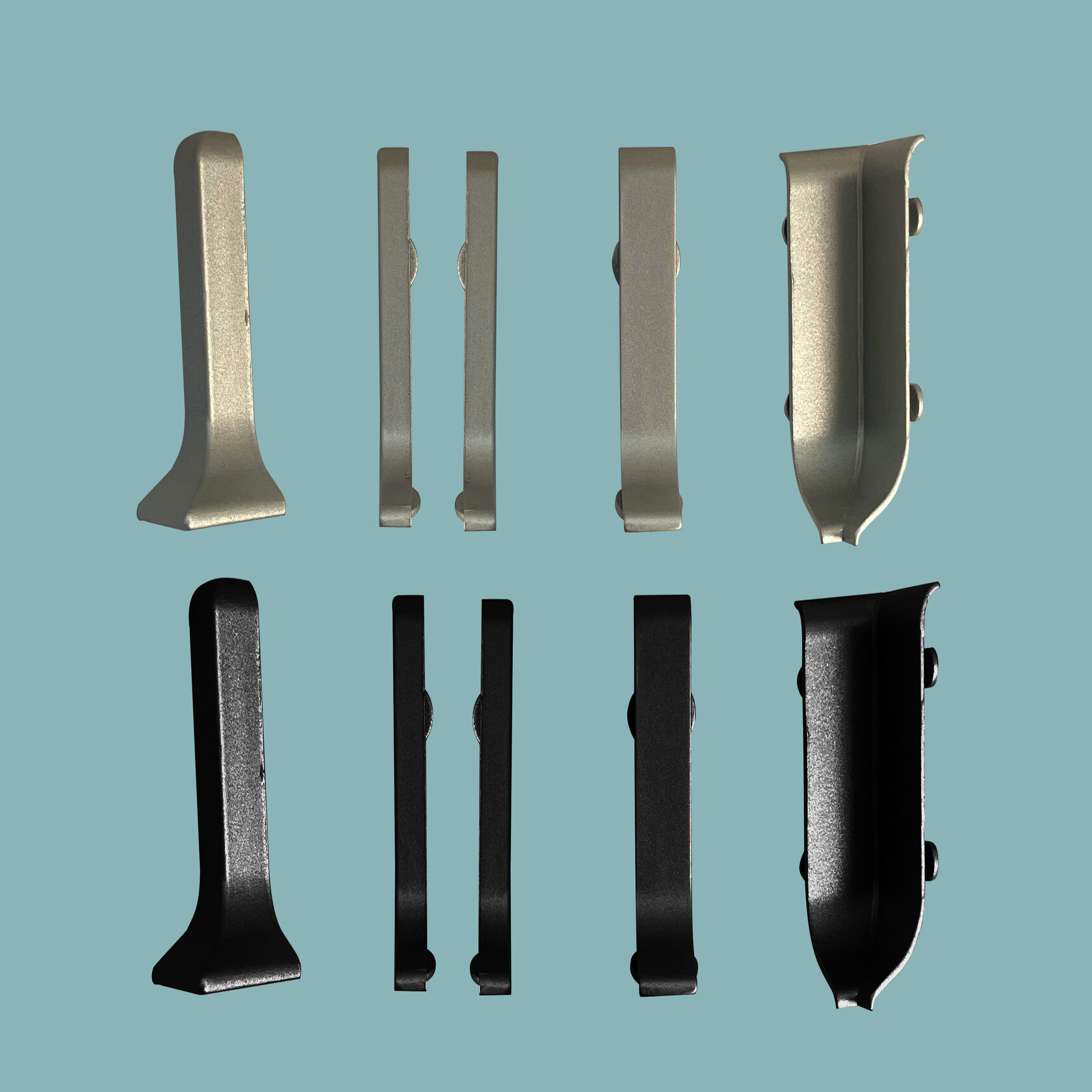 Фурнитура к алюминиевому плинтусу ПЛ60. Купить во Владивостоке. Цена ...