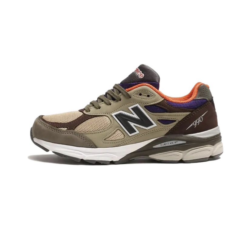 New Balance 990v3 Made in USA "Tan Blue"