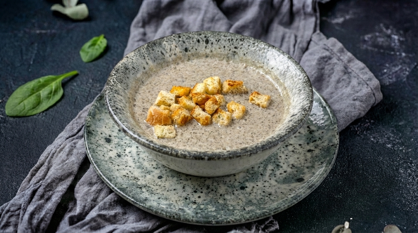 Крем-суп из шампиньонов