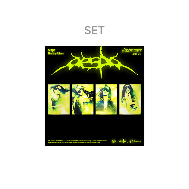 Альбом aespa LEMONADE (ACID Ver.) — набор версий