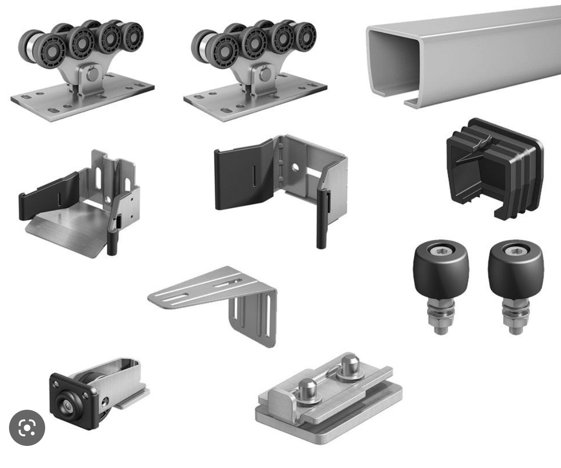 Дорхан комплект для откатных. Комплект для откатных ворот ALUTECH системы SGN.01. ALUTECH SGN.01.150. Опора Алютех роликовая SG.01.150. Опора роликовая SGN.01.100.