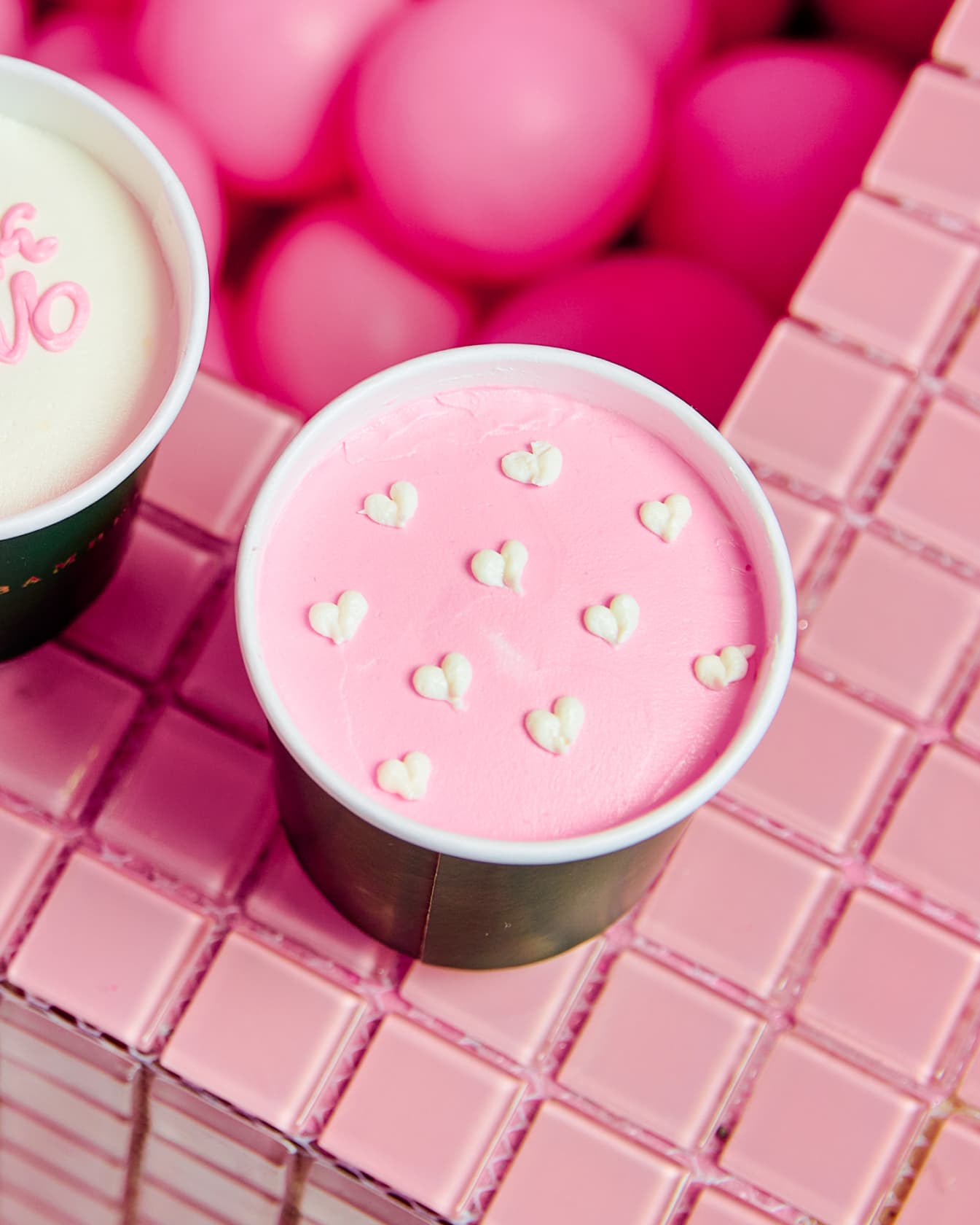 Кейк ту гоу Белые сердца