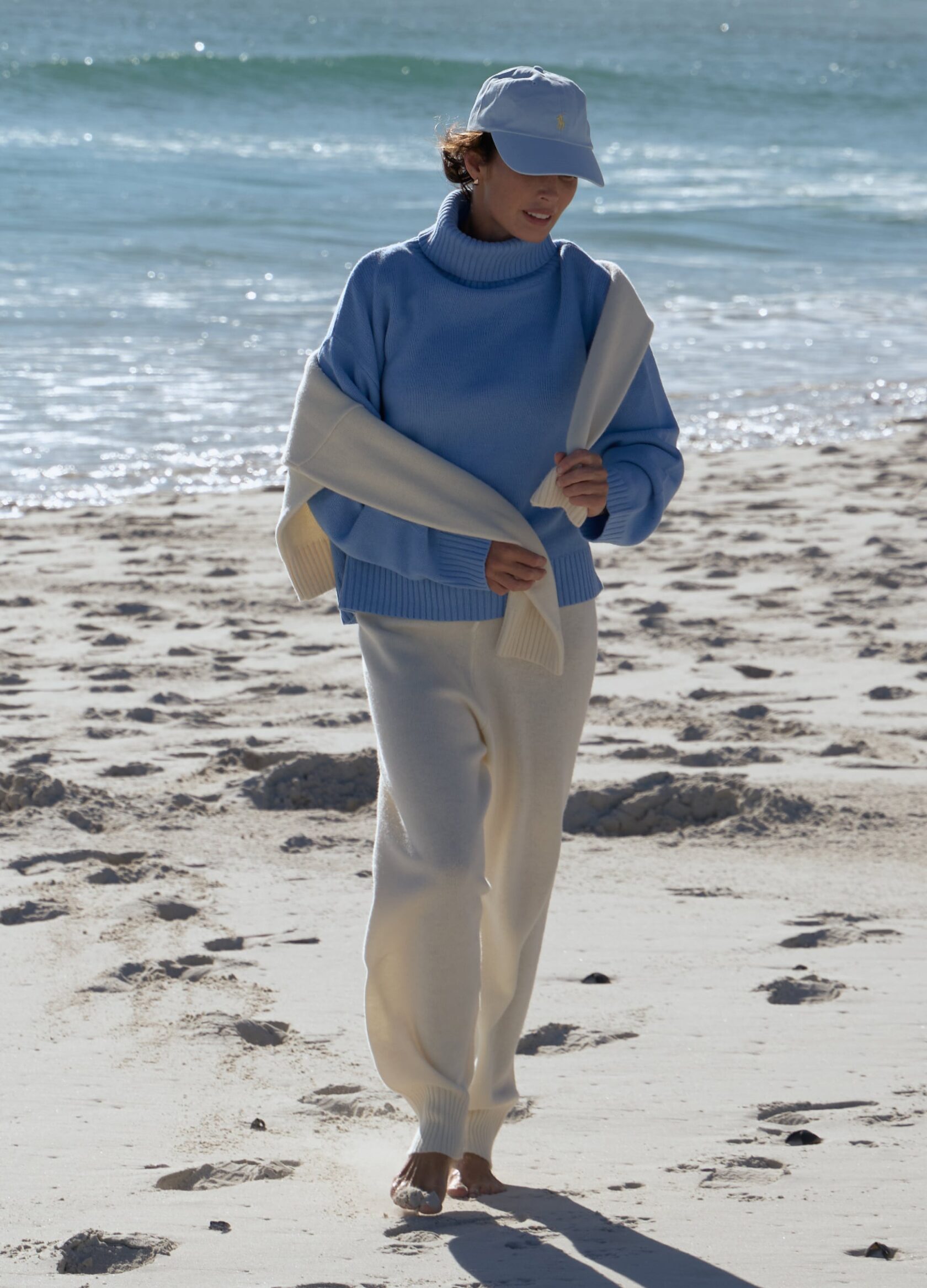 

Свитер Royal из 100% шерсти мериноса - Голубой, Sky;голубой