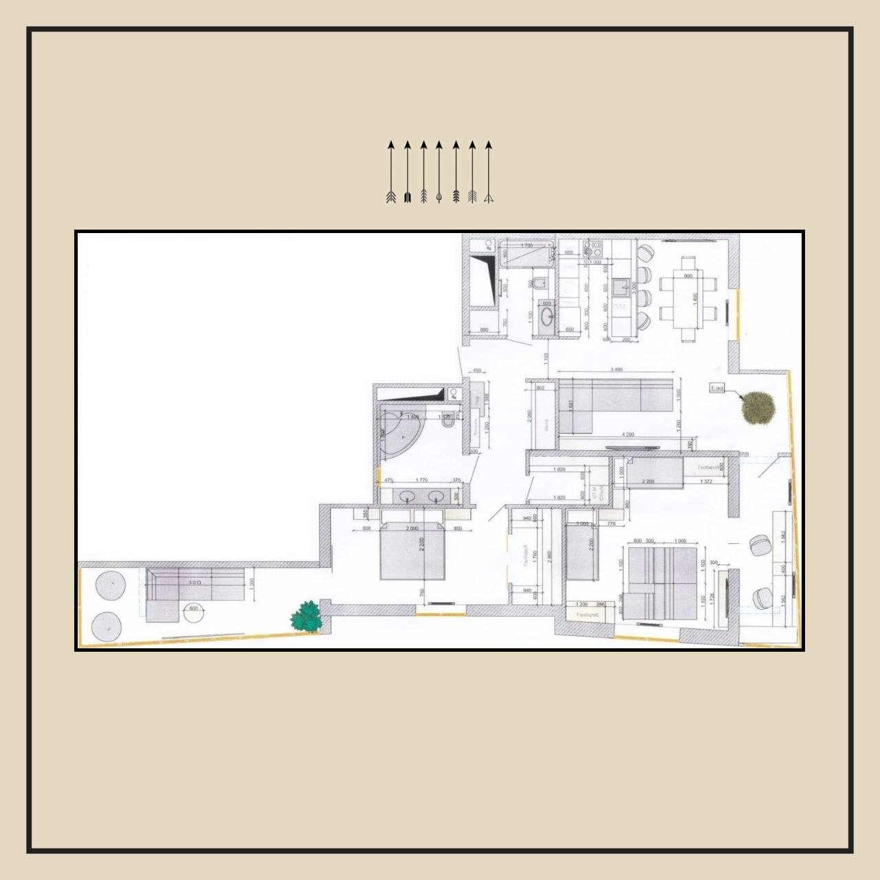3-комнатная квартира, 130 м², ЖК Элегант · ЧМР