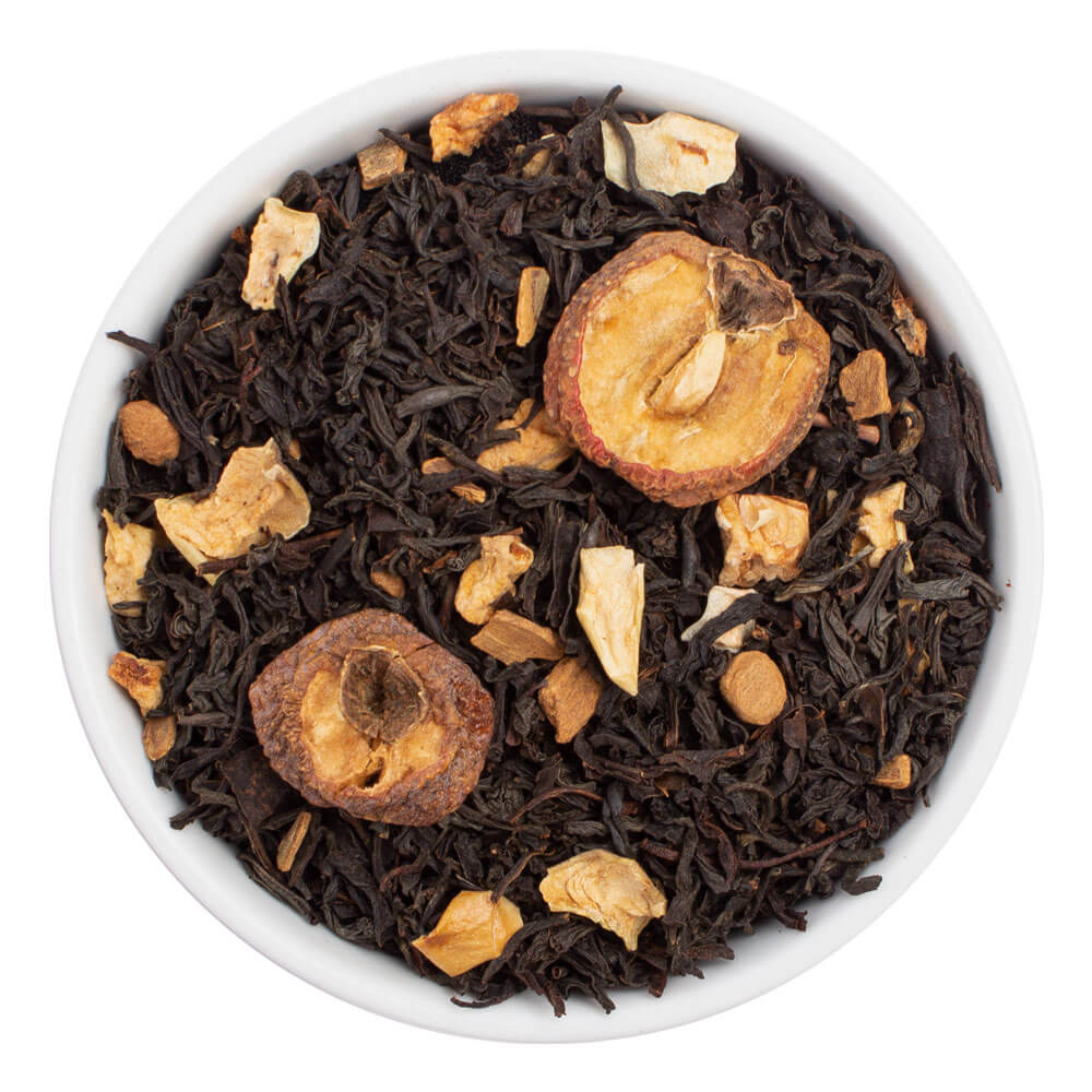 Чёрный чай с добавками Шарлотка