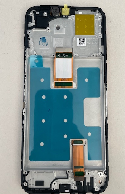 Дисплей с тачскрином Huawei Honor X6A 100% ориг. В рамке БЕЗ АКБ черный