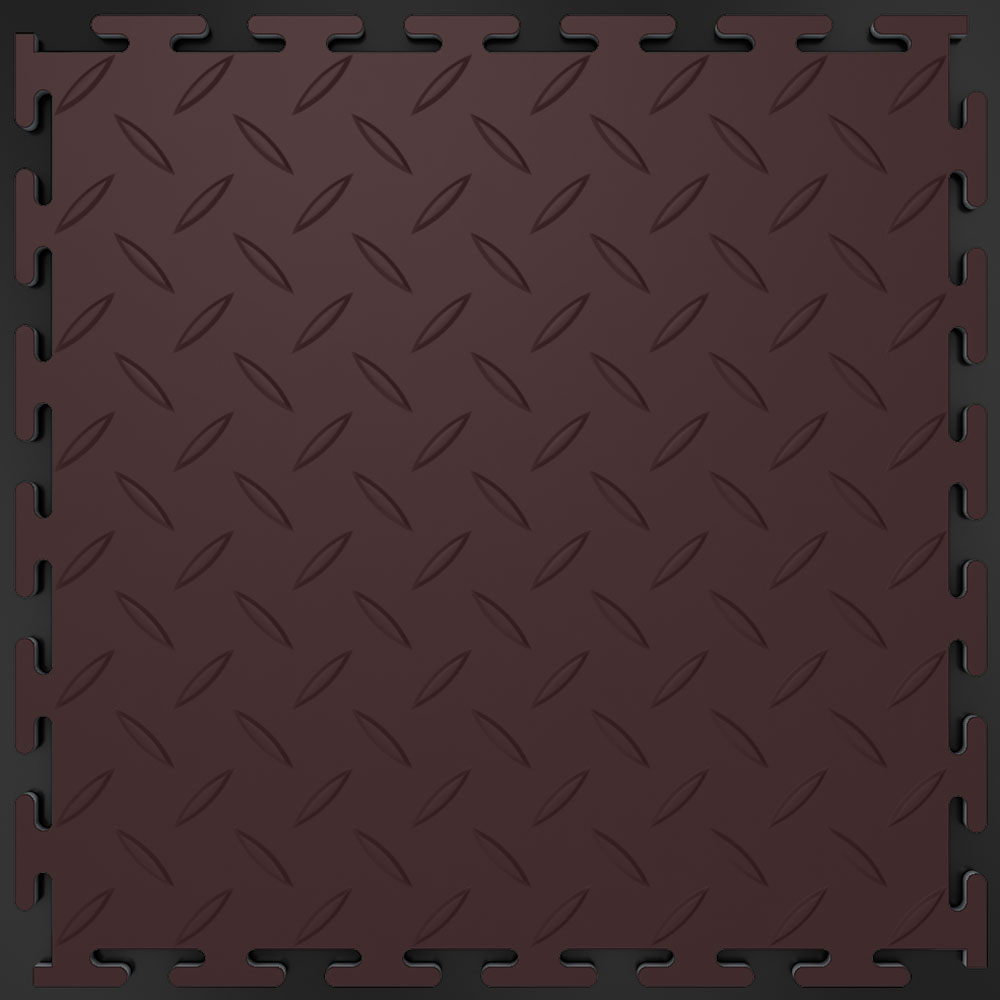 Модульное покрытие Пластфактор Модульные покрытия СП Полимер - Классик Бордовый 5 мм