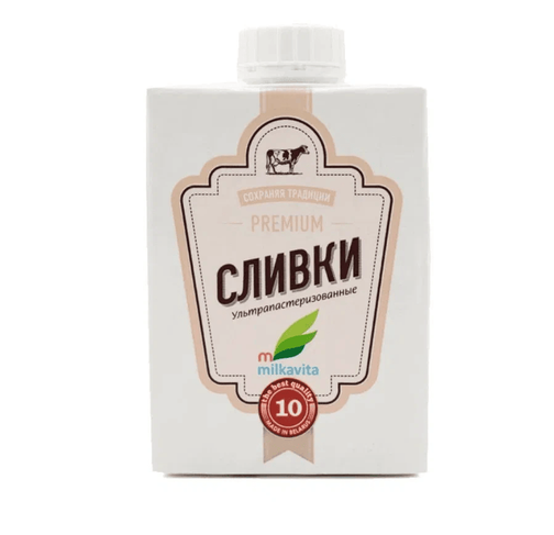 Купить сливки питьевые ультрапастеризованные "Премиум" Milkavita в ...