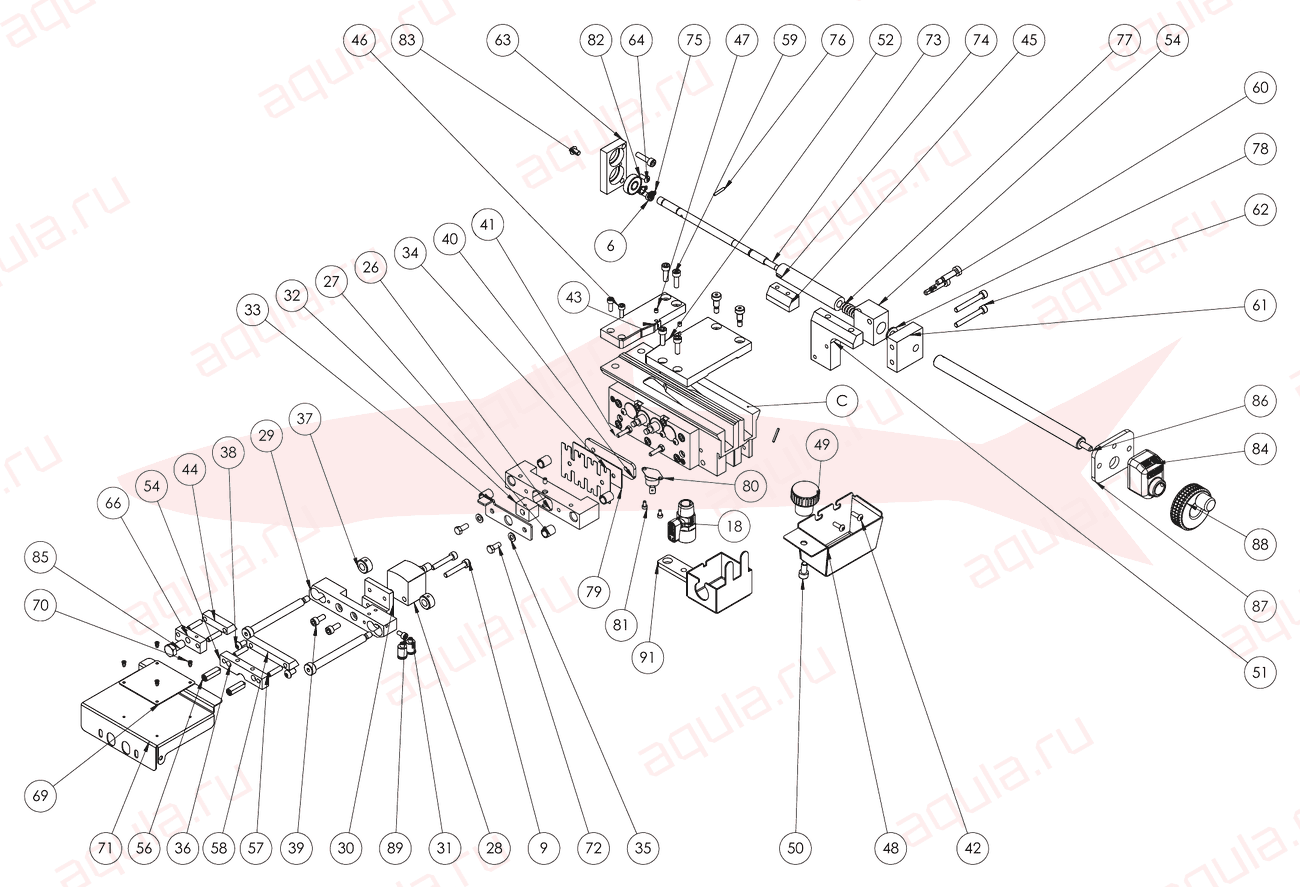 Morgana DigiBook 150 3.3 Ass. testa 1/2 — схема деталей
