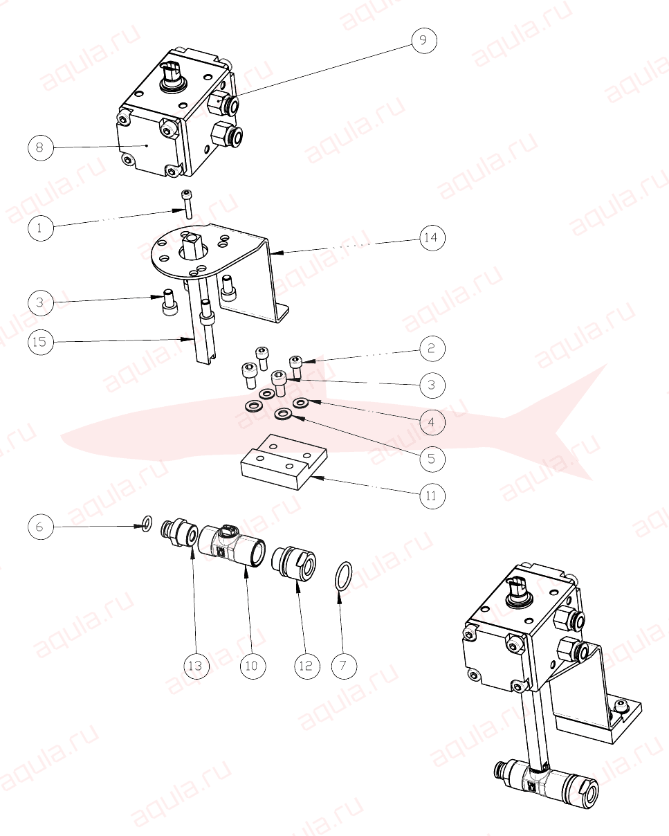 Morgana DigiBook 300 A0106096-01 Ass.valvola cleaner — схема деталей