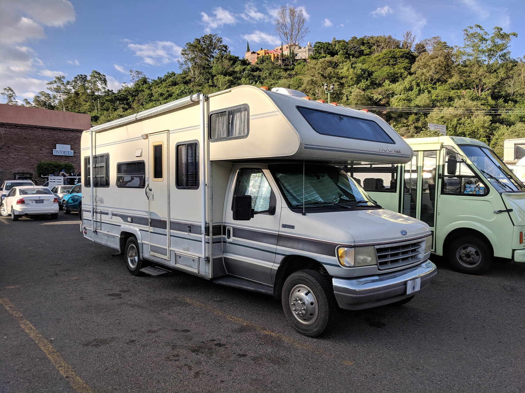 Our motorhome on the Pan-American Highway